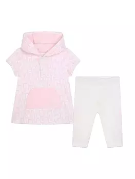 Marc Jacobs Kids спортивный костюм с логотипом, белый