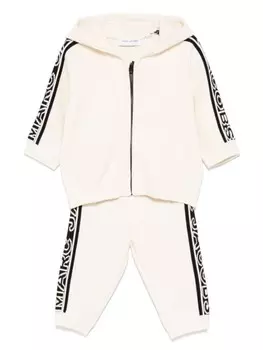 Marc Jacobs Kids спортивный костюм с логотипом, нейтральный цвет