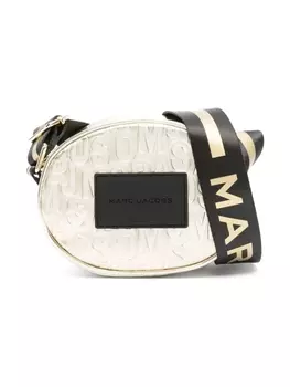 Marc Jacobs Kids сумка через плечо с тисненым логотипом, золотистый