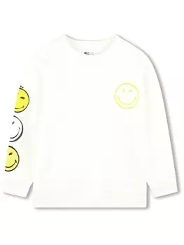 Marc Jacobs Kids толстовка из коллаборации с SmileyWorld, белый