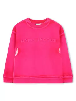 Marc Jacobs Kids толстовка с круглым вырезом, розовый