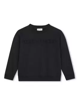 Marc Jacobs Kids толстовка с логотипом, черный