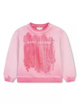 Marc Jacobs Kids толстовка с логотипом, розовый