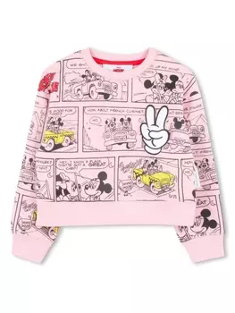 Marc Jacobs Kids толстовка с принтом из коллаборации с Disney, розовый