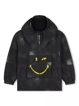 Marc Jacobs Kids ветровка с принтом, черный
