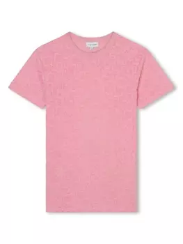 Marc Jacobs Kids жаккардовое платье мини с логотипом Jumbled, розовый