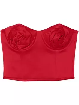 Marc Jacobs корсет Duchess Satin Rose, красный