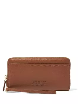 Marc Jacobs кошелек The Continental Wristlet, коричневый
