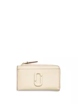 Marc Jacobs кошелек The Covered J Marc на молнии, нейтральный цвет