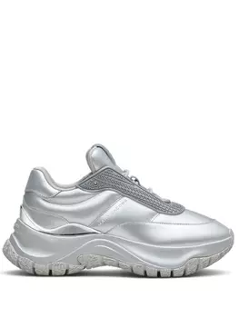 Marc Jacobs кроссовки The Metallic Lazy Runner, серебристый