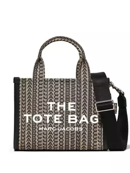 Marc Jacobs маленькая сумка The Monogram Tote, нейтральный цвет