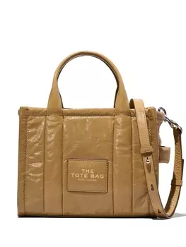 Marc Jacobs маленькая сумка The Shiny Crinkle Tote, коричневый