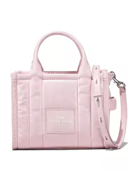 Marc Jacobs маленькая сумка The Shiny Crinkle Tote, розовый
