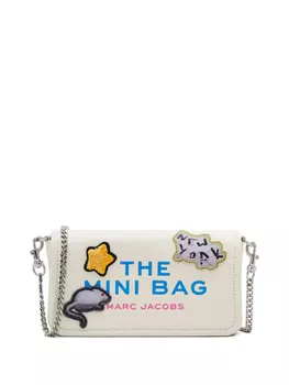 Marc Jacobs мини-сумка с нашивкой, белый