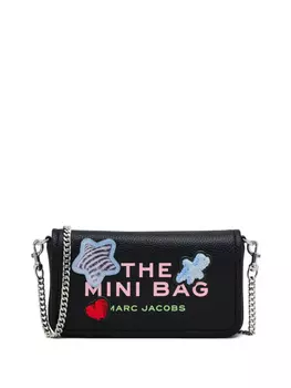 Marc Jacobs мини-сумка с нашивкой, черный