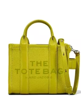 Marc Jacobs мини-сумка The Leather Tote, зеленый