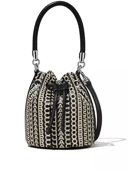 Marc Jacobs мини-сумка The Monogram Bucket, белый