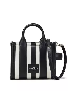 Marc Jacobs мини-сумка The Striped Tote, черный