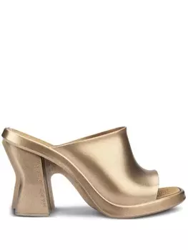 Marc Jacobs мюли из коллаборации с Melissa, золотистый