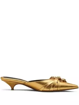 Marc Jacobs мюли The Emma на каблуке-рюмке, золотистый