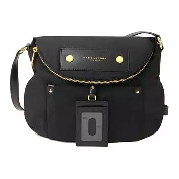 MARC JACOBS Нейлоновая сумка через плечо, женская, черная