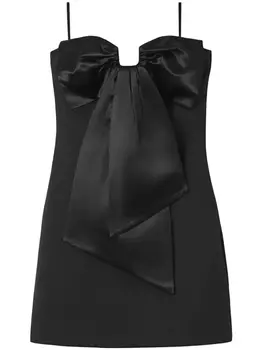 Marc Jacobs платье мини с бантом, черный