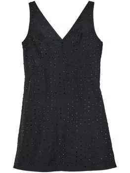 Marc Jacobs платье мини с кристаллами, черный