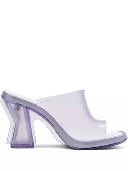 Marc Jacobs прозрачные мюли из коллаборации с Melissa, фиолетовый