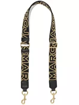 Marc Jacobs ремень для сумки The Thin Strap' с логотипом, черный