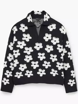 Marc Jacobs рубашка поло Daisy, черный