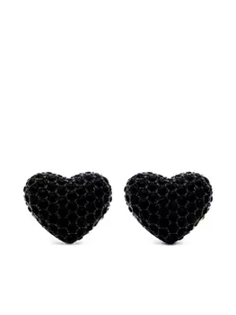 Marc Jacobs серьги The Pav Balloon Heart, черный