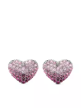 Marc Jacobs серьги The Pav Balloon Heart, серебряный