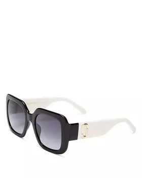 MARC JACOBS Солнцезащитные очки Marc Square, 53 мм, черный