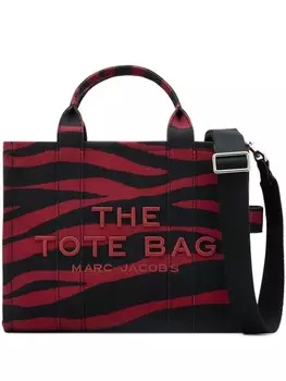 Marc Jacobs сумка-шоппер с принтом зебры, красный