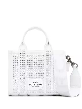 Marc Jacobs сумка The Crystal Canvas Crossbody Tote, белый