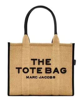 Marc Jacobs сумка The Large Woven Tote, нейтральный цвет