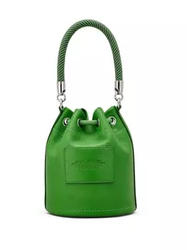 Marc Jacobs сумка The Leather Bucket, зеленый