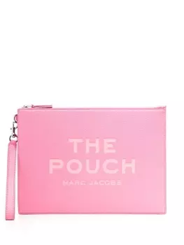 Marc Jacobs сумка The Leather Large Pouch, розовый