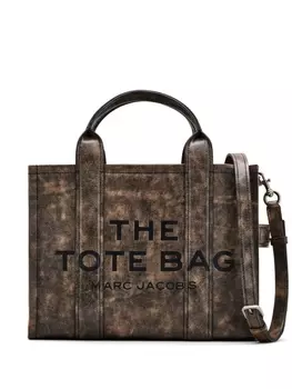 Marc Jacobs сумка The Medium Leather Tote, коричневый