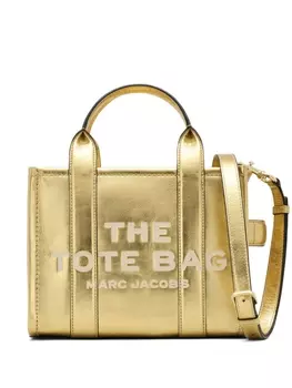 Marc Jacobs сумка The Medium Metallic Tote, золотистый