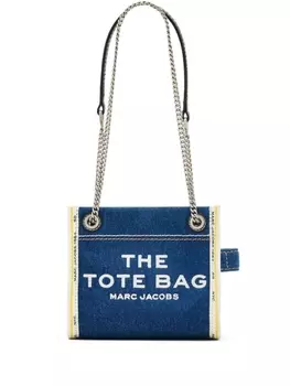 Marc Jacobs сумка-тоут через плечо Denim Chain, синий