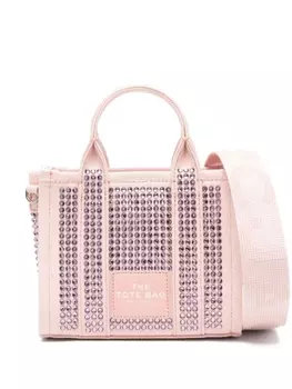 Marc Jacobs сумка-тоут с кристаллами, розовый