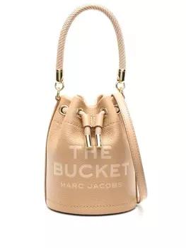 Marc Jacobs сумка-ведро с логотипом, коричневый