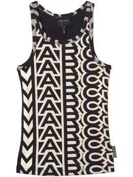 Marc Jacobs топ с монограммой, черный
