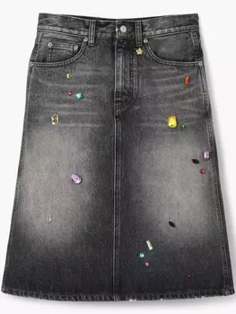 Marc Jacobs юбка Charm, серый