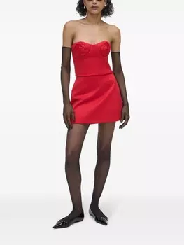 Marc Jacobs юбка герцогини, красный
