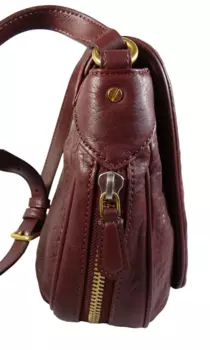 Marc Jacobs Женская сумка через плечо из шагреневой кожи, коричневый