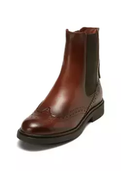 Marc O'Polo ботинки челси "в стиле броги", коричневый