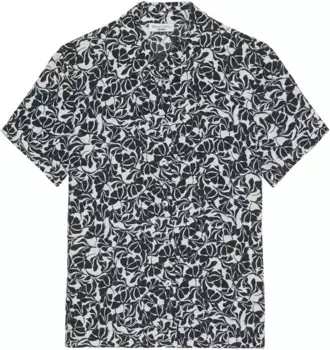 Marc O'Polo ДЕНИМ блузка с короткими рукавами Marc O'Polo Denim, цвет Black_Multi