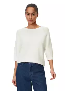 Marc O'Polo ДЕНИМ-свитер с круглым вырезом Marc O'Polo Denim, цвет Egg White